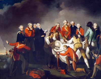 The Burial of General Simon Fraser (1729-77) After the Battle of Saratoga in 1777, c.1800 by John Graham